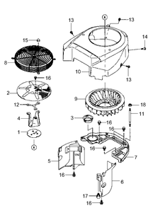 Fh680v-Bs29 Cooling Equipment Diagram and Parts List for M54-KW 53BB5DBW750-23-HP Cub Cadet Lawn Tractor
